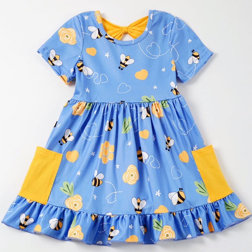 Bee Ruffle Dress
